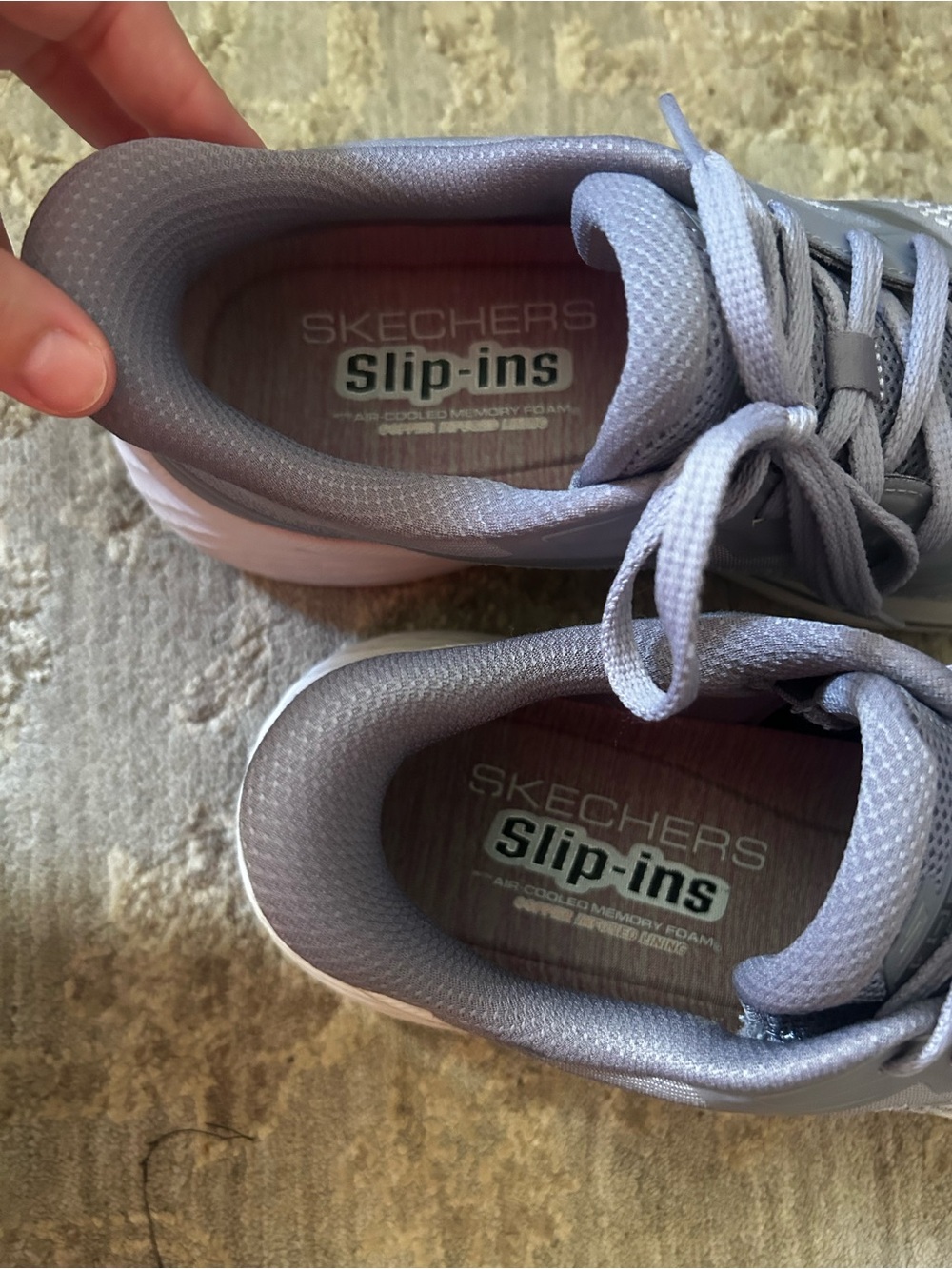 Skechers Max Cushion Lavender Running Shoes - Women's - Picture 3 of 4